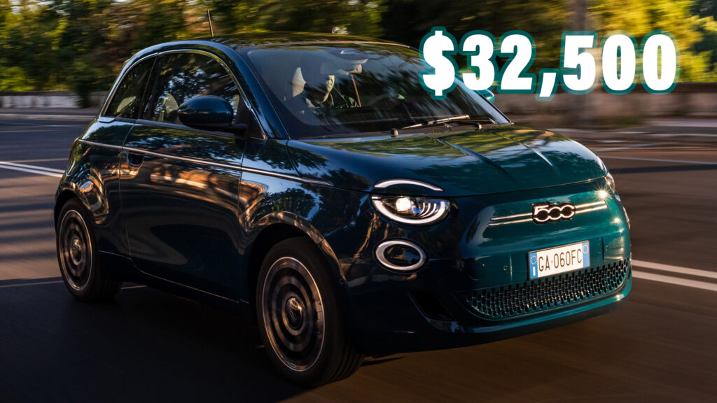  America’s New Fiat 500e Could Cost $32,500 And Deliver 117 HP