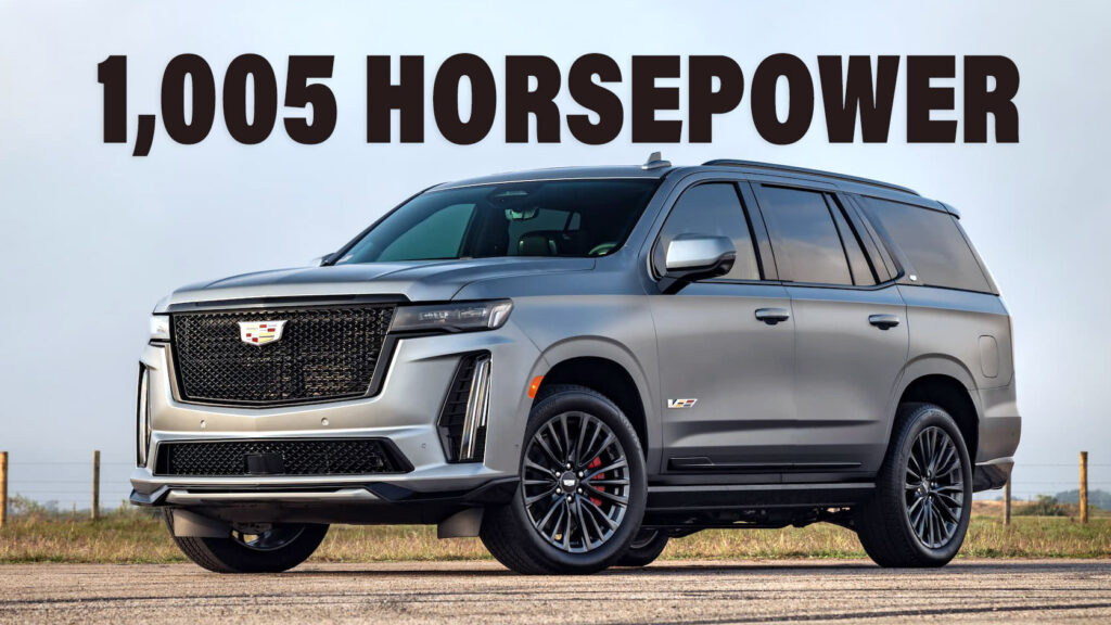  Hennessey Takes Cadillac Escalade-V Over The Top With 1,005 HP Tuning Package
