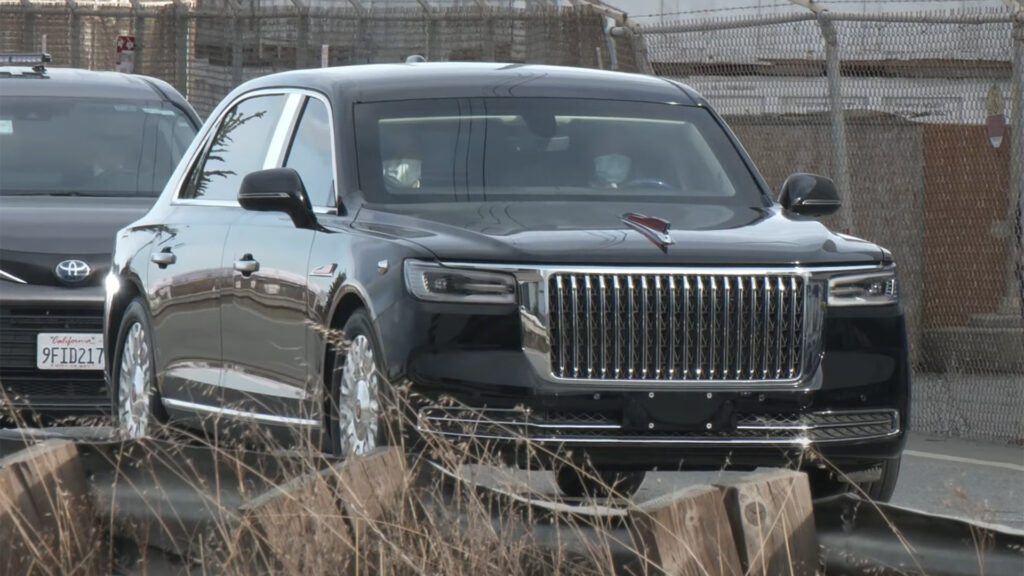  The Secretive Armored Hongqi N701 Limo That Chinese President Xi Brought To The USA