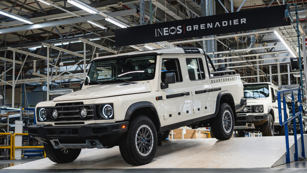  Ineos Starts Building Grenadier Quartermaster Pickup, American Sales Begin Early 2024