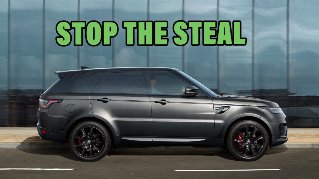  JLR Spends Millions To Stamp Out Theft Epidemic