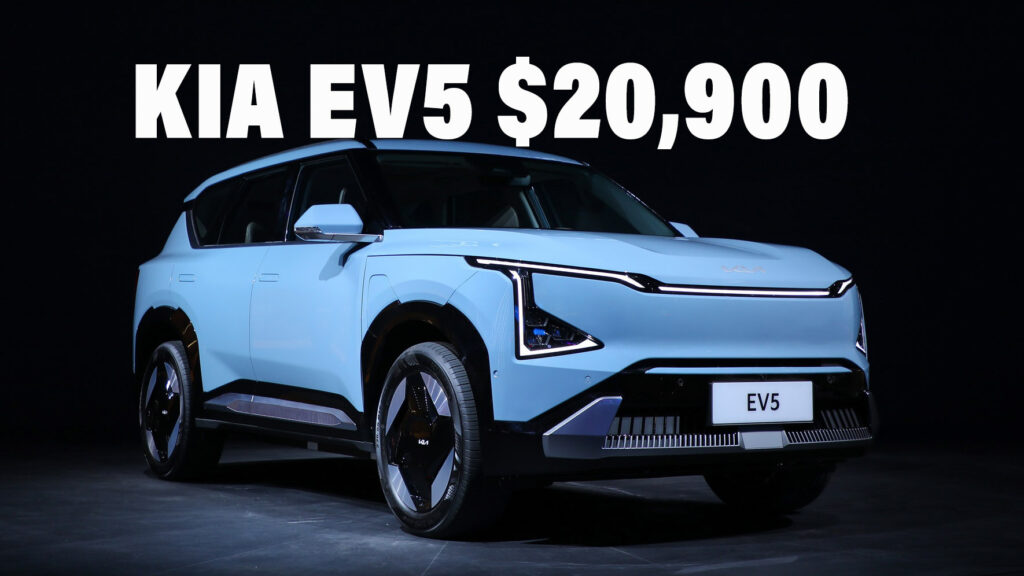  2025 Kia EV5 Starts At $20,900 In China Or Nearly Half The Price Of Tesla Model Y