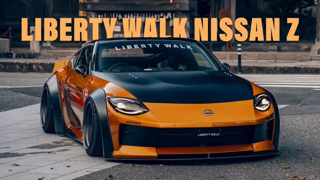  Liberty Walk Gives New Nissan Z A Widebody Tune With A Twist Of Retro