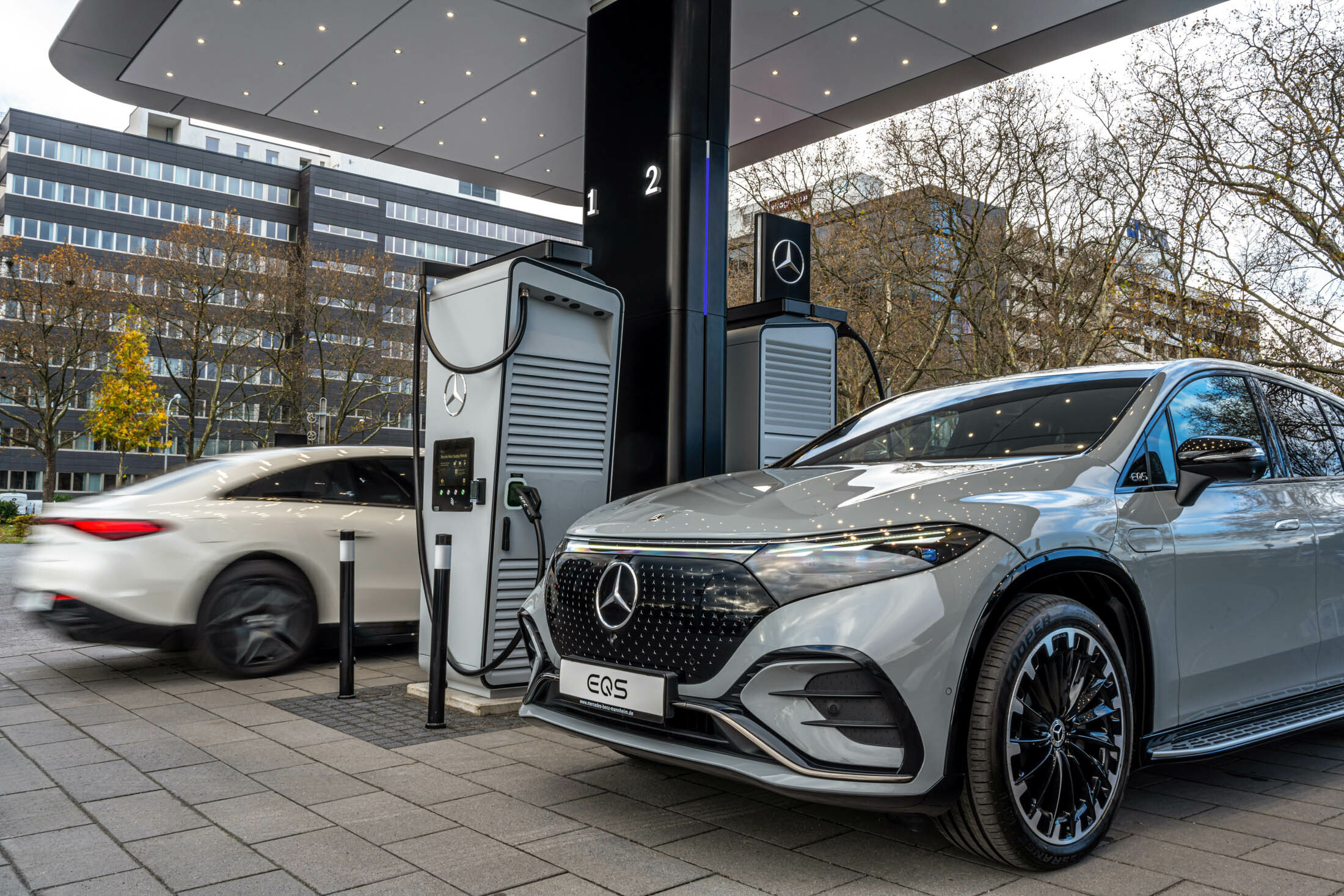 Mercedes First European Charging Hub Has Kilowatts For Everyone | Carscoops