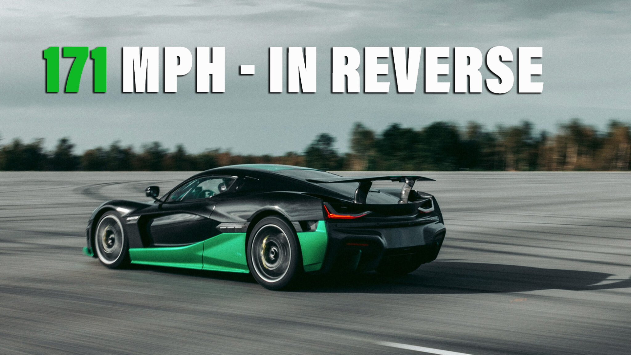 Rimac Sets Guinness World Record For Reverse Speed, Makes Other Cars ...