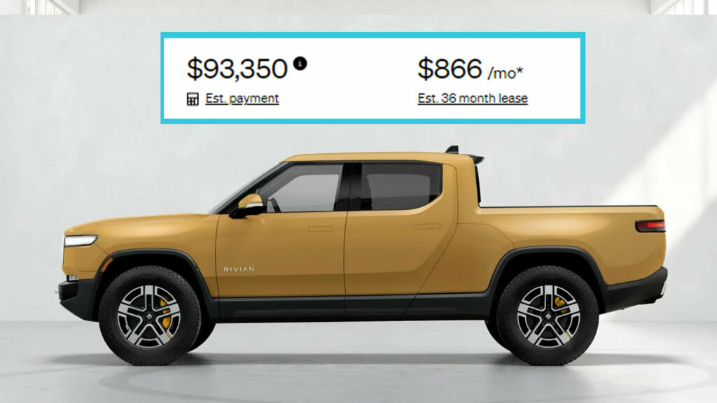  Rivian R1T Now Available For Lease, But It Isn’t Cheap
