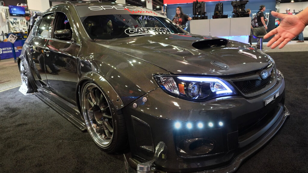  This All-Carbon Body Subaru WRX STI Is Absolutely Bonkers