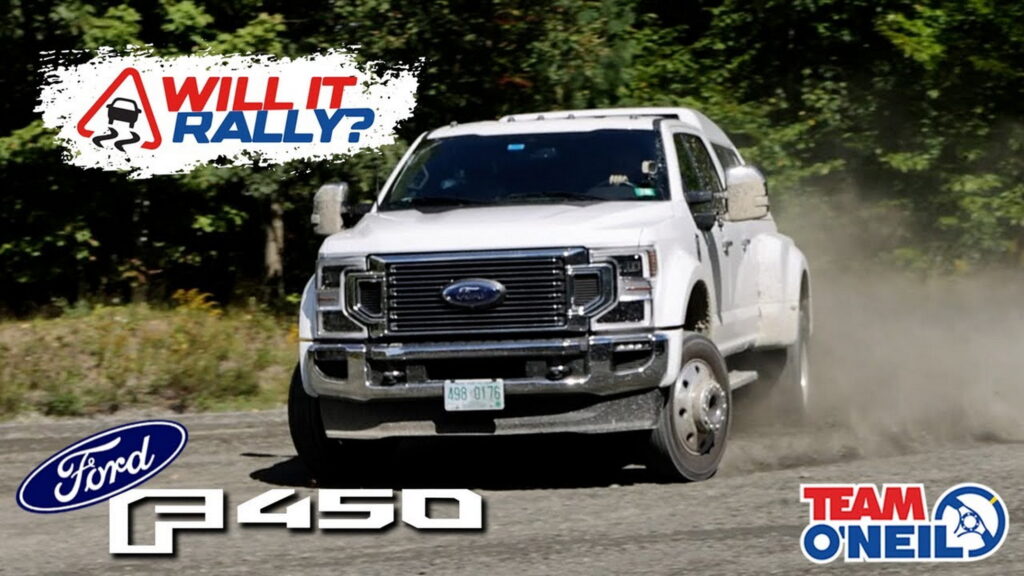  Watch The Ford F-450 King Ranch Handle A Rally Course In Style