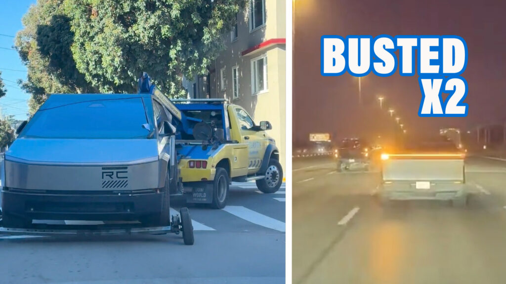  Tesla Cybertrucks Are Being Towed And Getting Speeding Tickets And It’s Not Even On Sale Yet