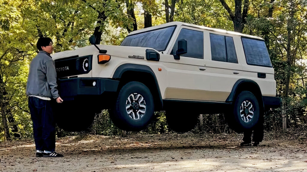  Foam Cruiser: Life-Size Toyota Land Cruiser 70 Prototype Crafted From Styrofoam