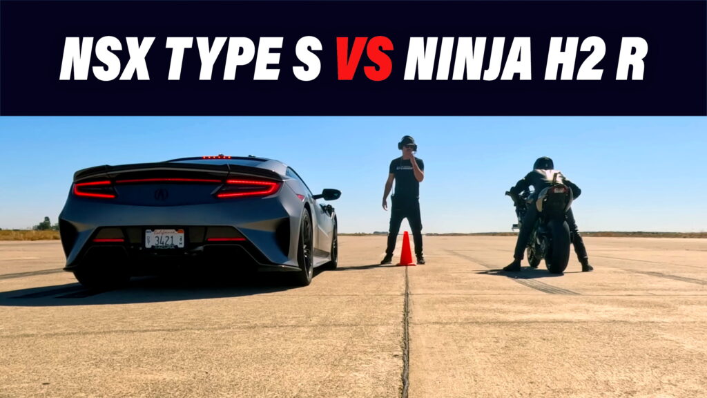  U-Drag Between NSX Type S And Ninja H2 R Is Too Good To Believe