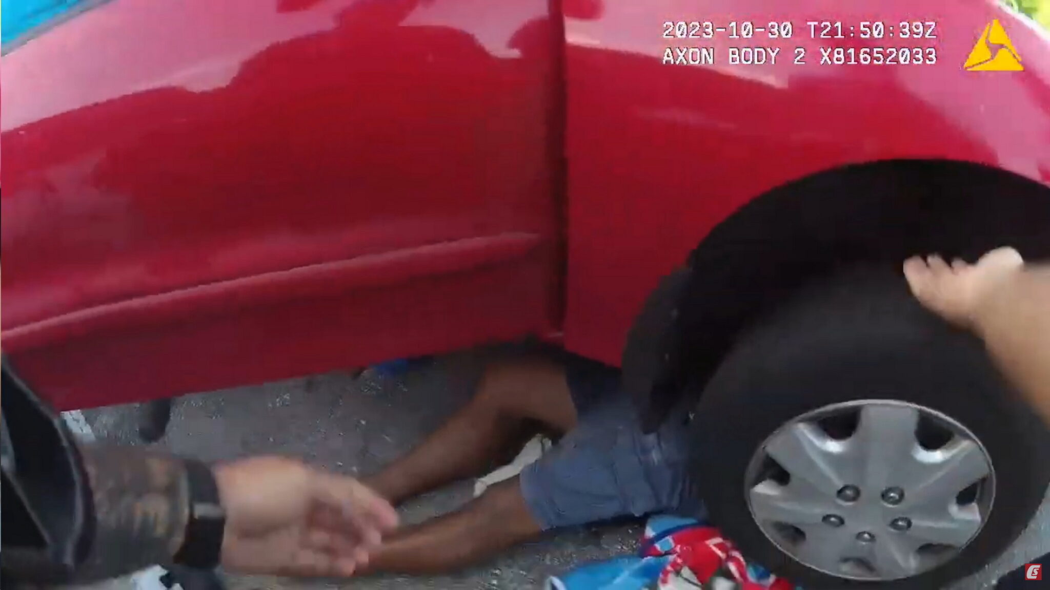 Florida Police Save Man Trapped Under His Car After Ramps Fail | Carscoops