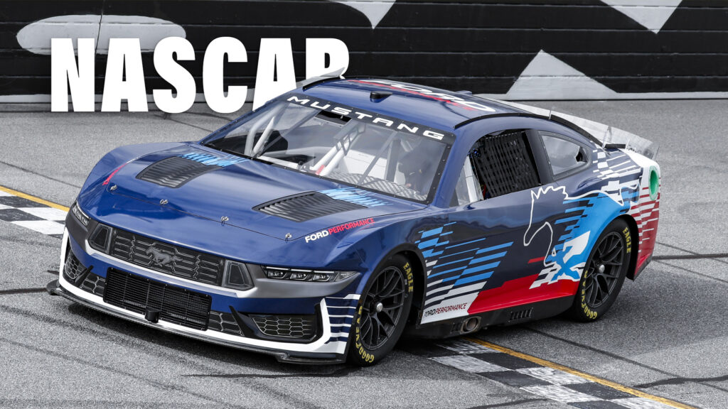  2024 Ford Mustang Heads To NASCAR Cup Series With Realistic Looking Race Car