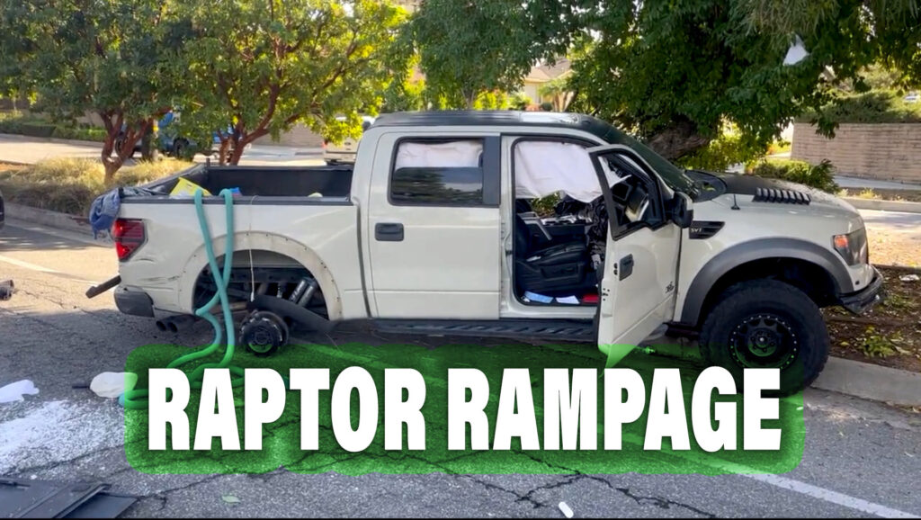  Ford F-150 SVT Raptor Mangled And Mutilated In Chaotic Police Chase
