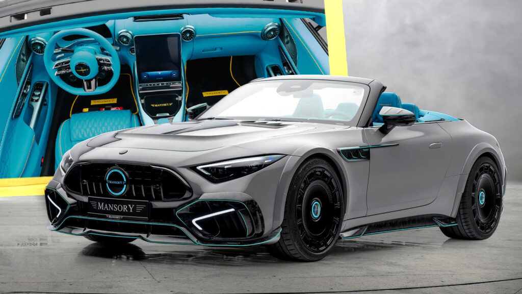  Mansory Explodes The Mercedes-AMG SL 63 With Bold Colors And 850 Horses