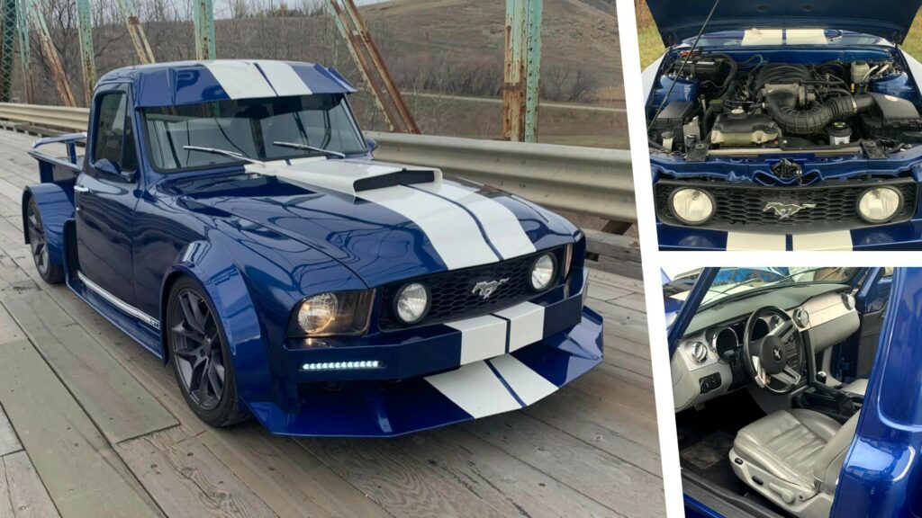  Custom-Built Ford Mustang Truck GT-100 Is A Classic Truck With Modern Pony Car Underpinnings