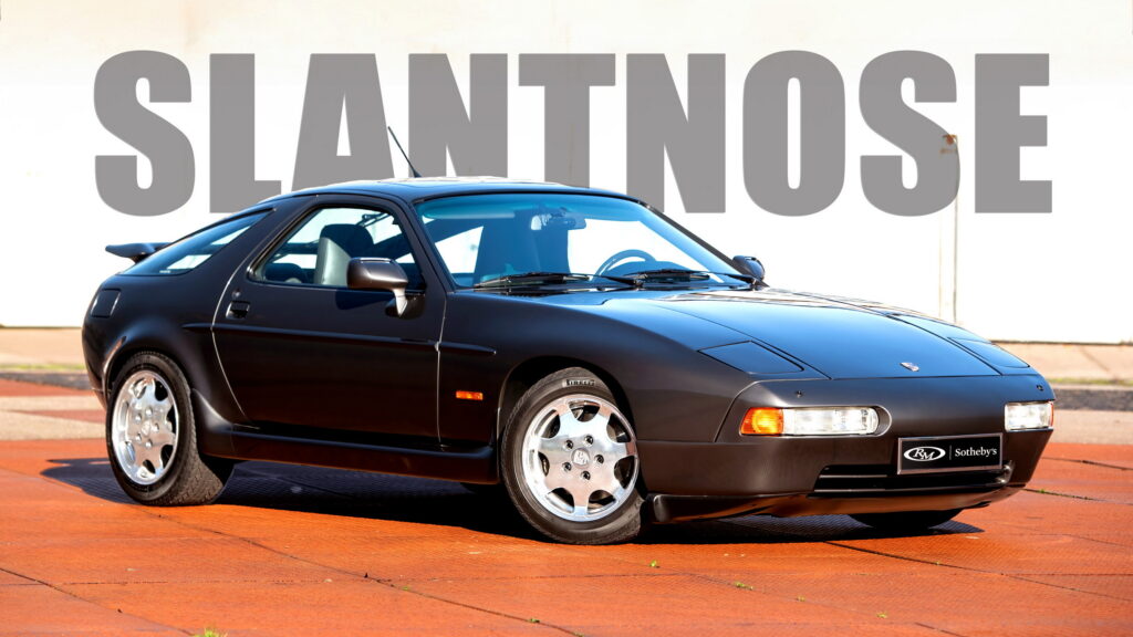  This Is The Only Factory 1989 Porsche 928 GT ‘Slantnose’ With Covered Pop-Up Headlights