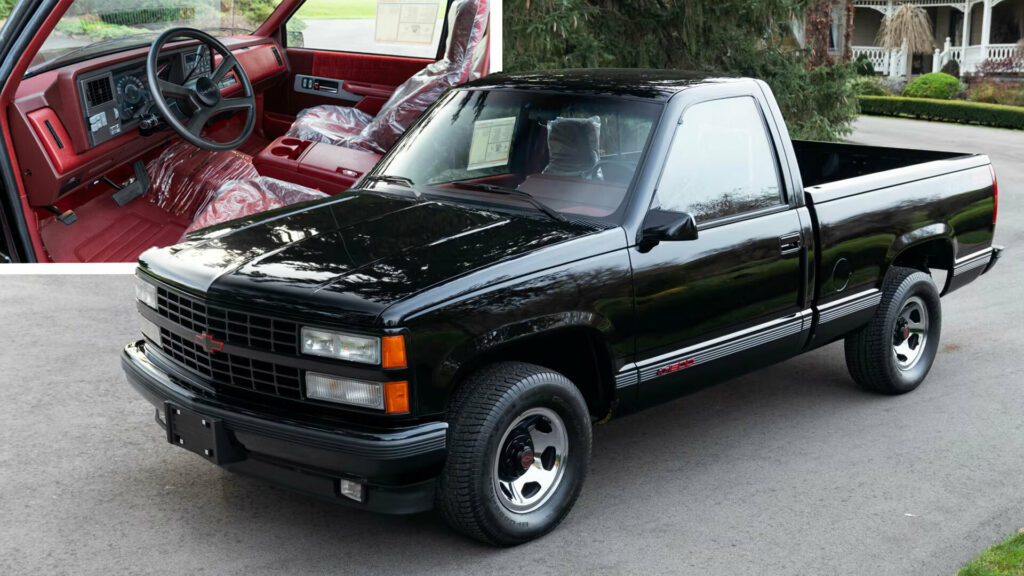  9-Mile 1990 Chevy 454 SS Is Still Wrapped In Original Plastics