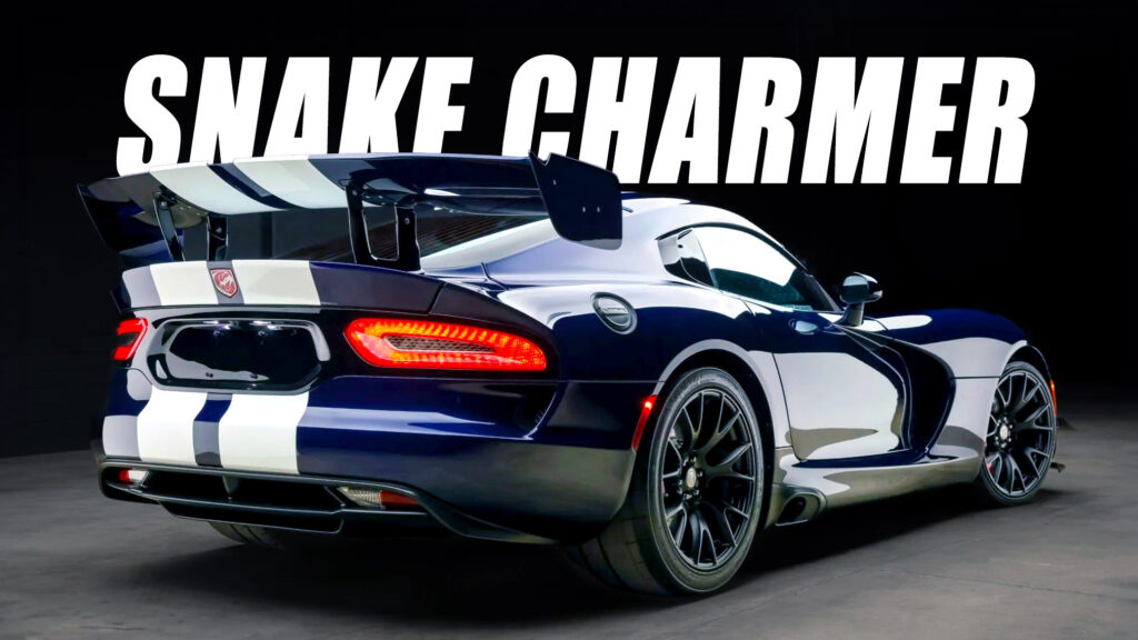  Untamed 2016 Dodge Viper ACR Charms BaT Bidders, Can You Resist?