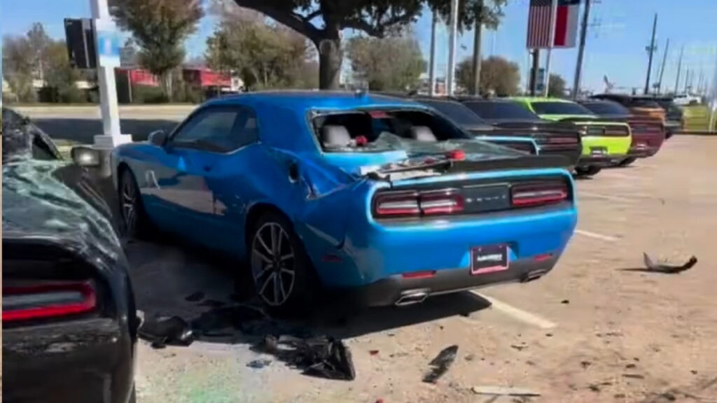  Driver Tears Through Dodge Dealer In Texas, Destroys At Least Seven Challengers