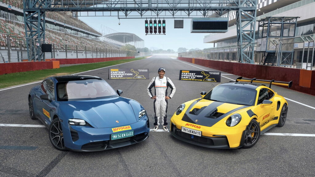  Porsche Taycan And GT3 RS Drop Two Lap Records On Buddh Like It’s Hot