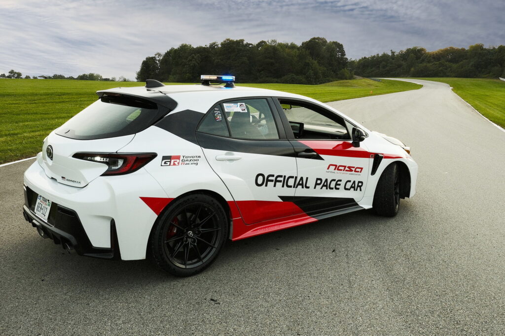  Toyota GR Corolla NASA Pace Car Roars Back Into The Spotlight At PRI Show