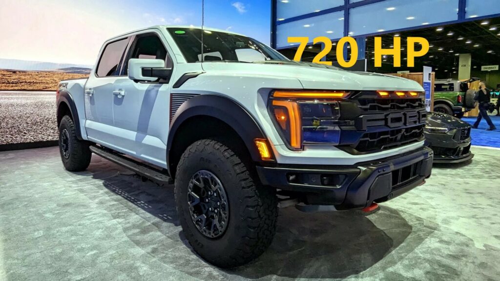  2024 Ford F-150 Raptor R Dances On Ram TRX’s Grave With 720 HP