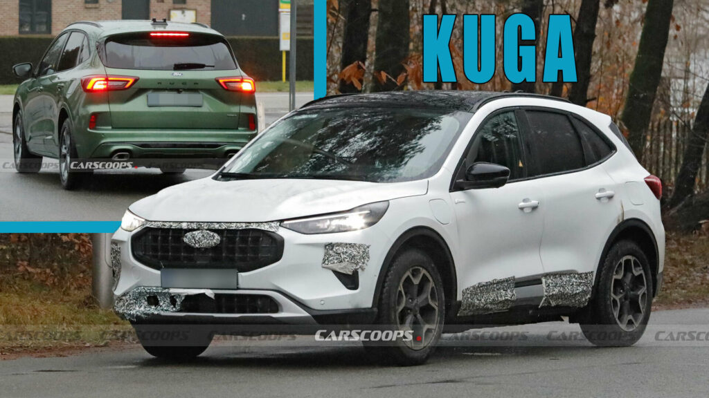  2024 Ford Kuga Facelift Spied And There’s No Escaping The Resemblance