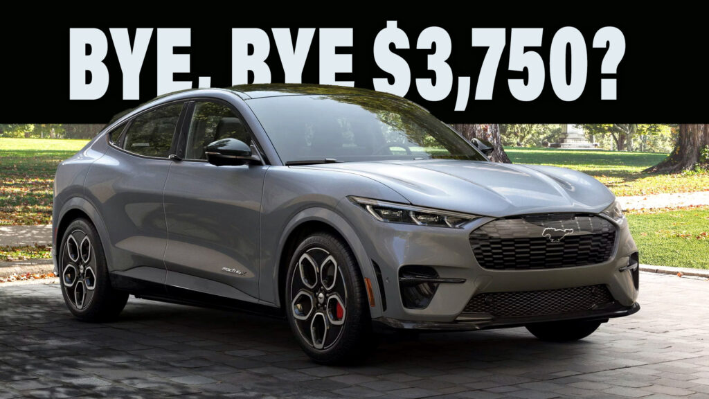  Ford Warns Dealers Mustang Mach-E Unlikely To Qualify For EV Tax Credits In January