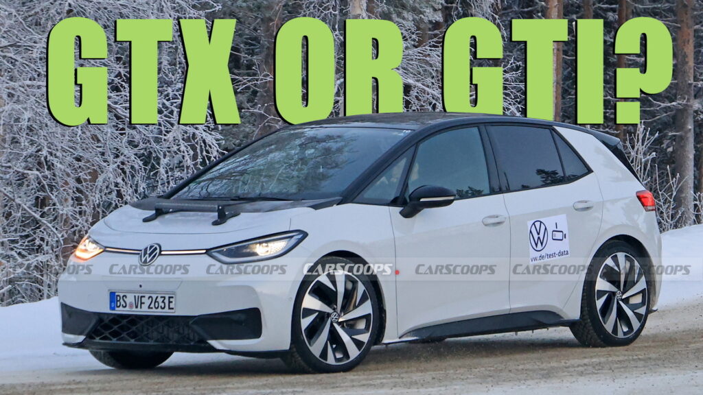  GTI Or GTX? 2025 ID.3 Spied Testing As VW’s Performance Hatch With An Electric Twist
