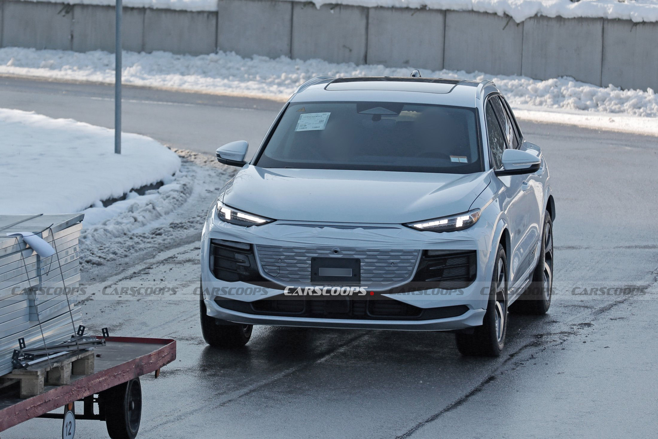 2025 Audi Q6 E-Tron Uncovered Ahead Of Imminent Debut | Carscoops