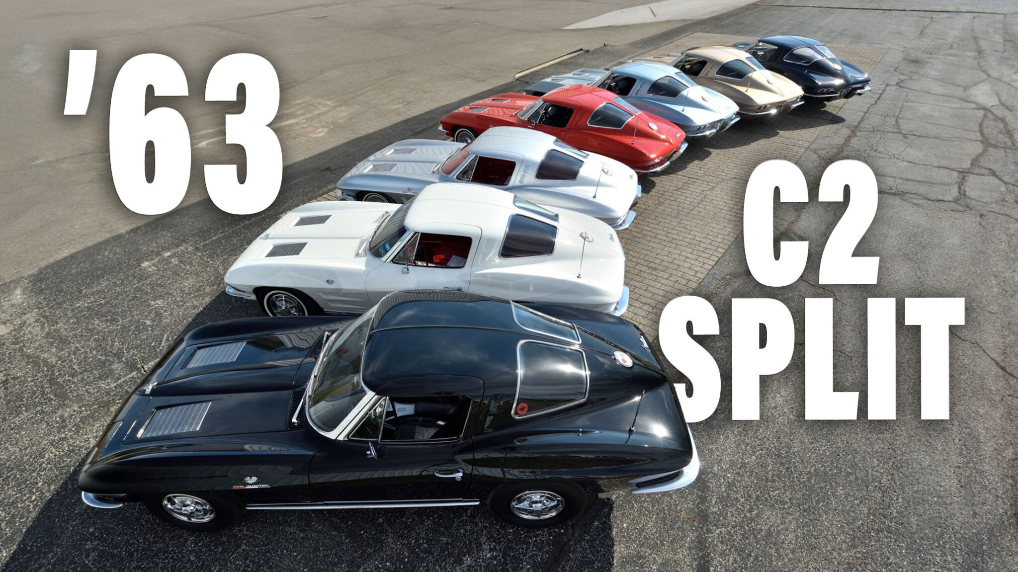 Collector Selling ’63 Split-Window Corvettes In Every Available Color ...