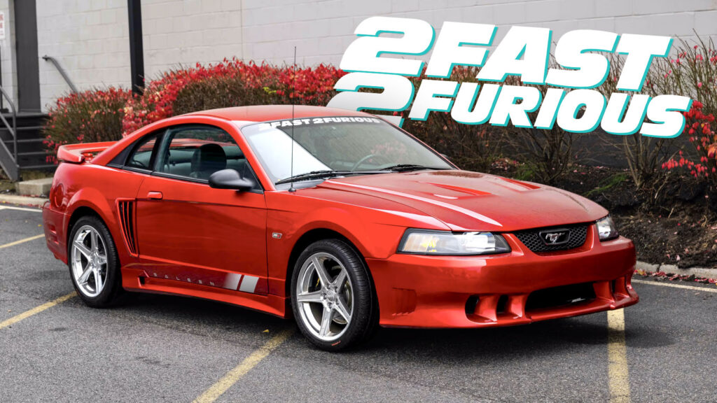  The 2002 Saleen Mustang Crushed By A Semi In ‘2 Fast 2 Furious’ Could Be Yours