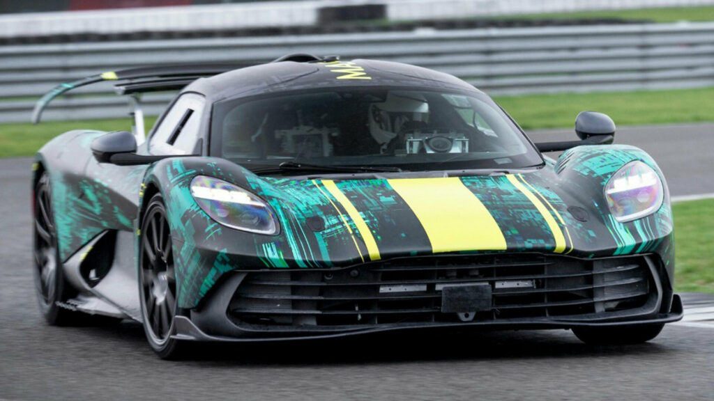  Aston Martin Valhalla Hits The Track Sporting An Updated Design