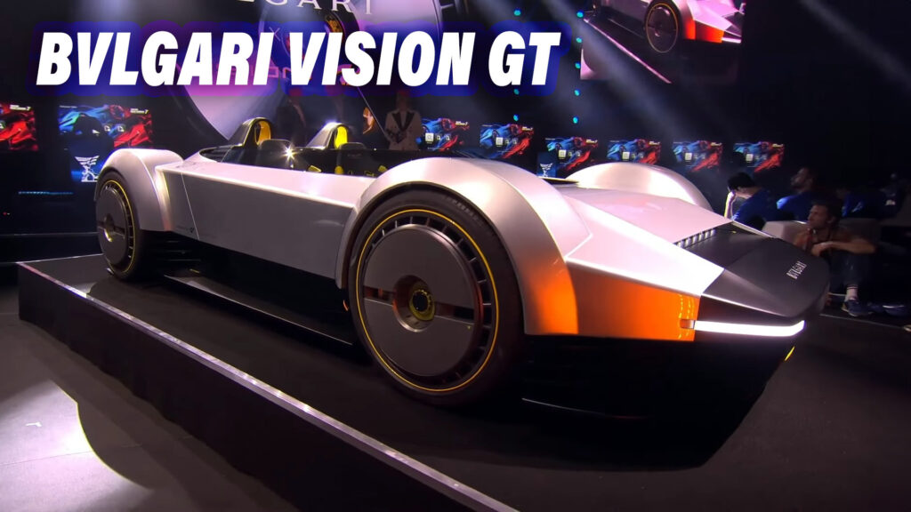  Bulgari’s Aluminum Vision GT Concept Shines With 70s Wedge Brilliance