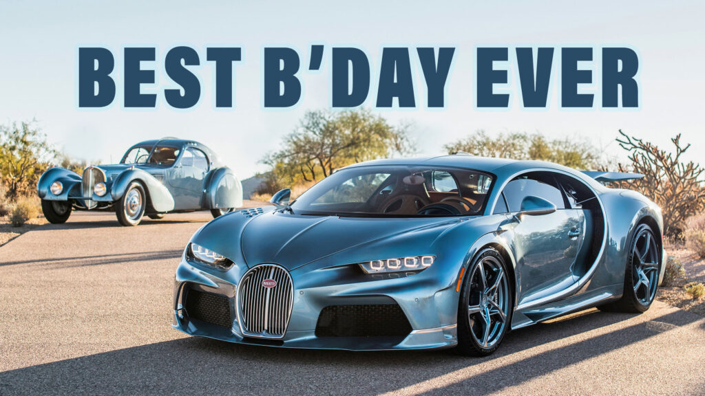  Icon-Inspired Bugatti Chiron SS ‘57 One of One’ Is One Lucky Woman’s 70th Birthday Present 