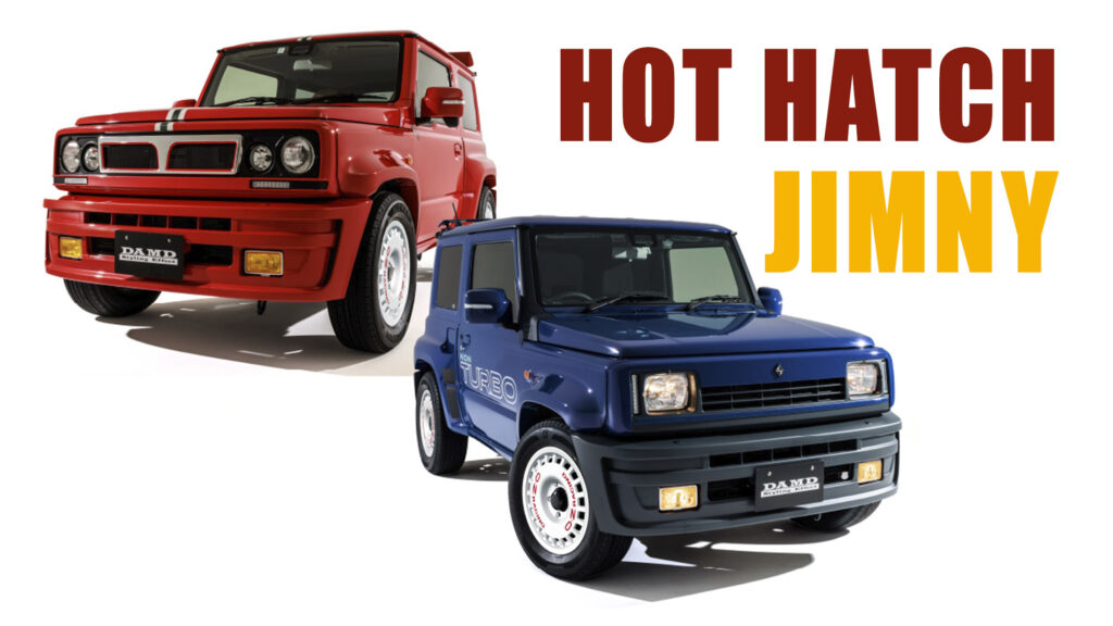  DAMD Turns The Suzuki Jimny Into Lancia Delta Integrale And R5 Turbo Lookalikes