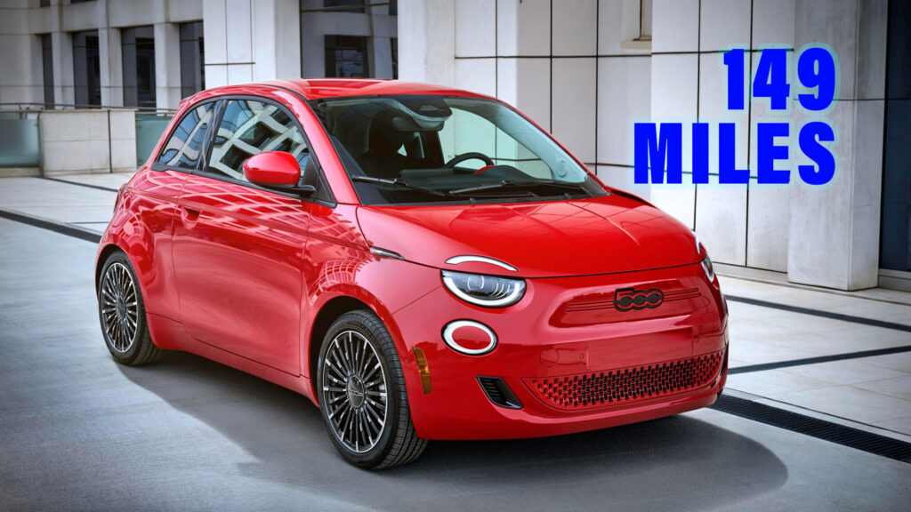 America’s 2024 Fiat 500e Has A 149-Mile Range – Almost Twice As Long As Before