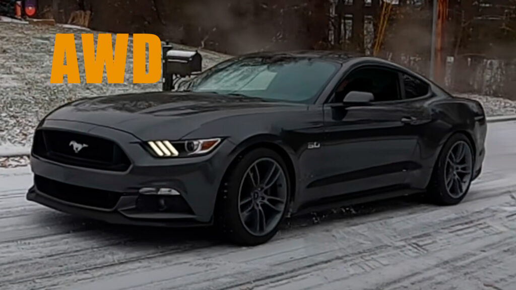  This AWD Ford Mustang GT S550 Merges Parts From Jeep, Toyota And Even A Charger