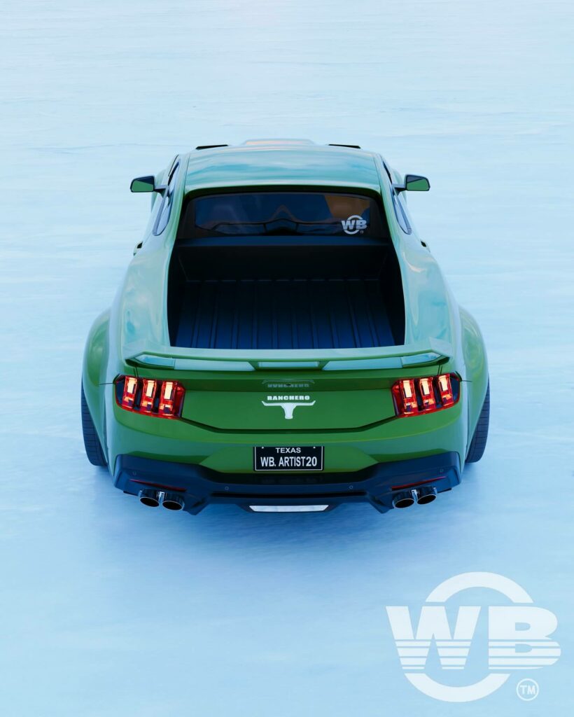 Mustang Ranch Car Forget Mach-E, Give Us Mach-Ute! Mustang Ranchero Fan Design Looks Fire ...