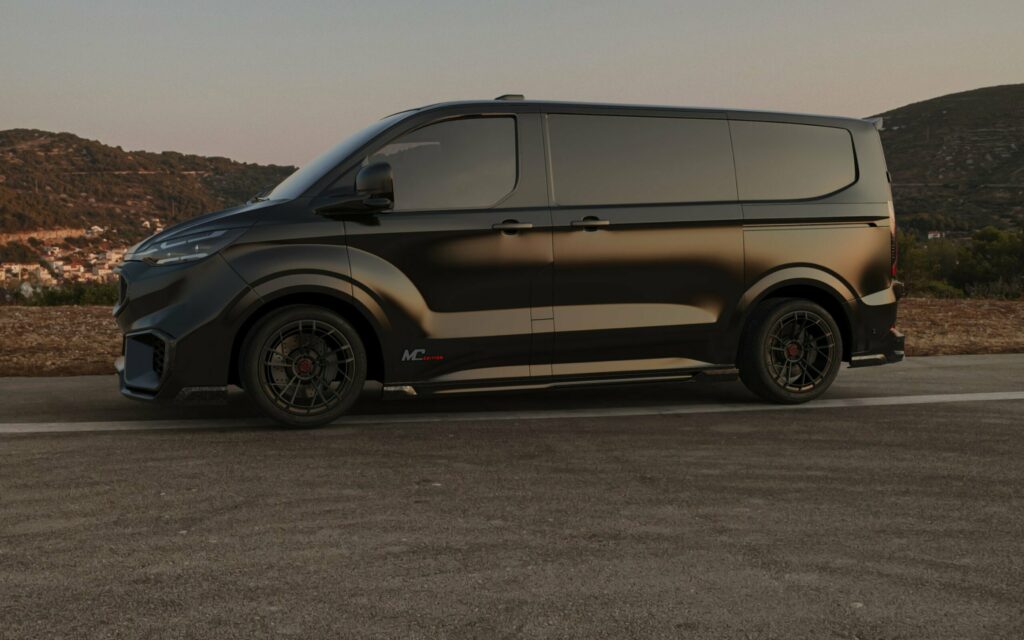 Ford Transit Custom Sported Up With Carbon Bits
