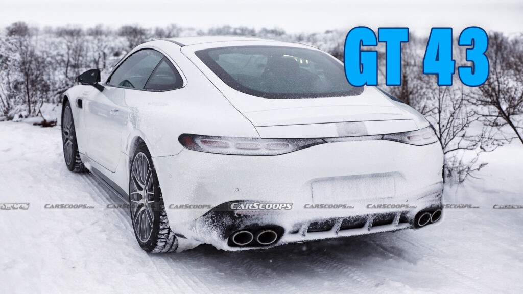  Four-Cylinder Mercedes-AMG GT 43 Spied Testing, But Will Anyone Want It?