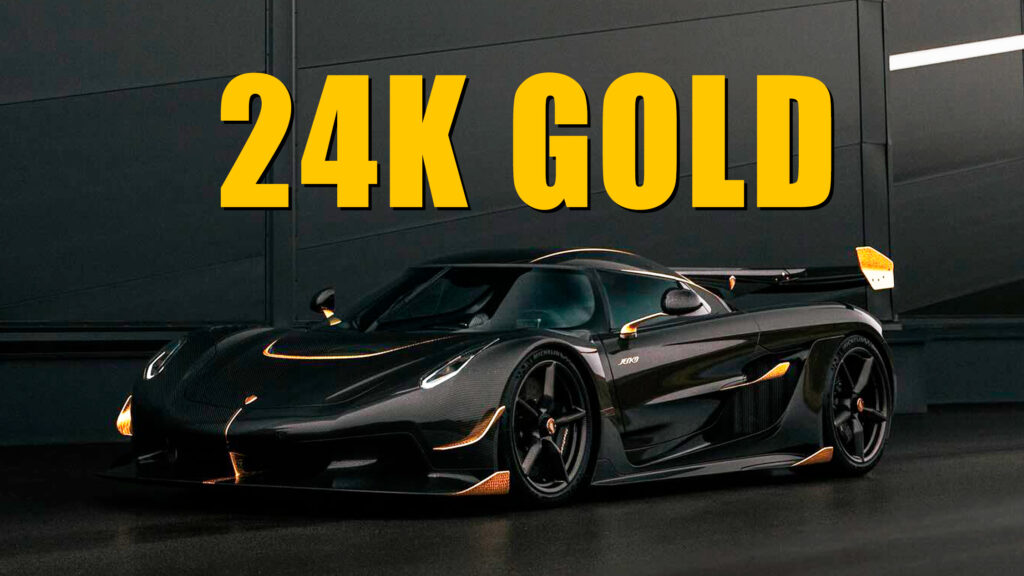  All-Carbon Koenigsegg Jesko Attack With 24K Gold Accents Is A Feast For The Eyes