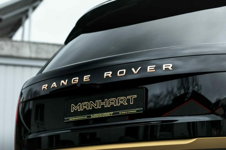 Manhart Creates Sinister Black And Gold Range Rover | Carscoops