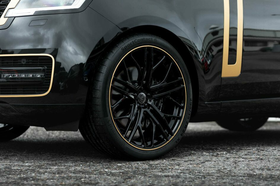 Manhart Creates Sinister Black And Gold Range Rover | Carscoops