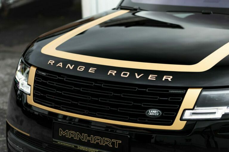 Manhart Creates Sinister Black And Gold Range Rover | Carscoops