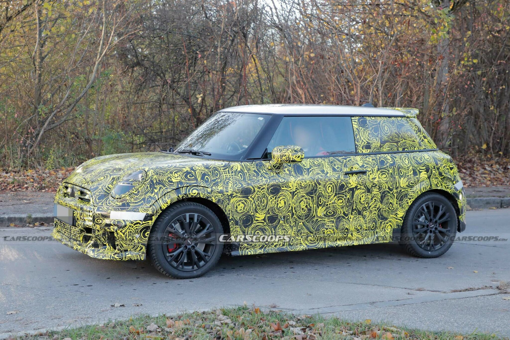 2025 Mini John Cooper Works Shows Chunky Grille On Facelifted Nose
