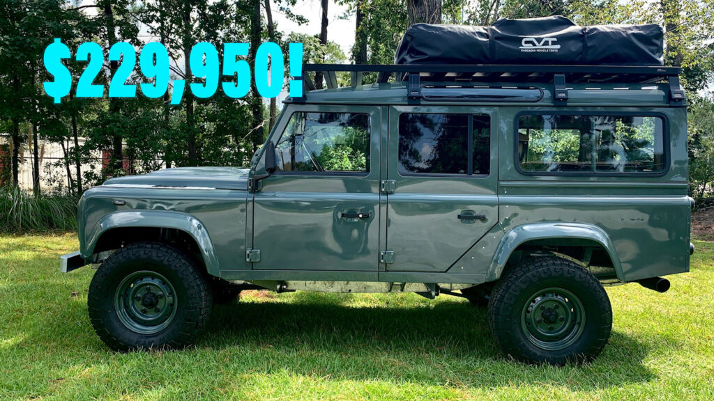  Osprey’s Latest Defender Has A Corvette V8 And A Roof Tent