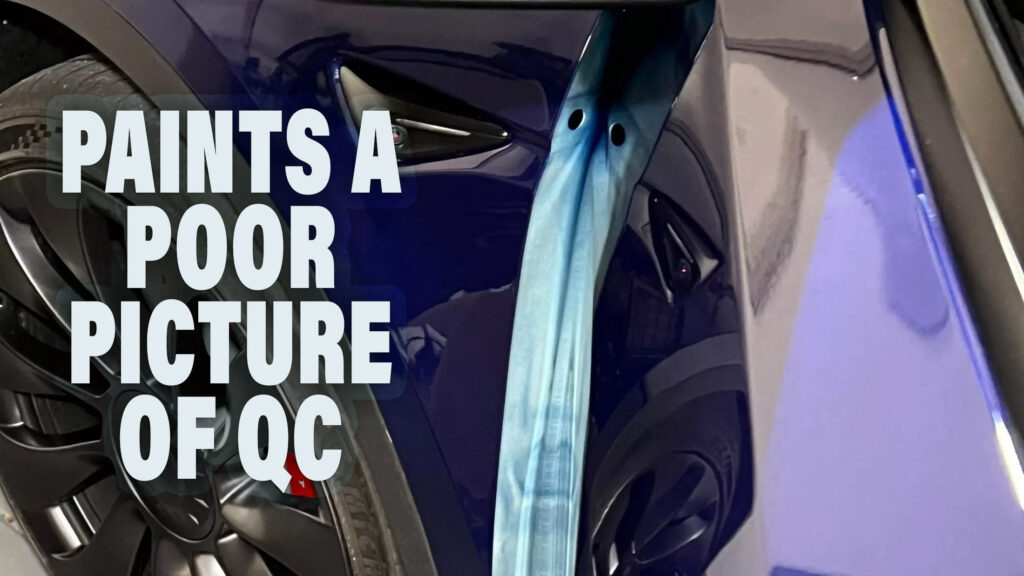  New Tesla Model Y Delivered With Unpainted Door Jambs