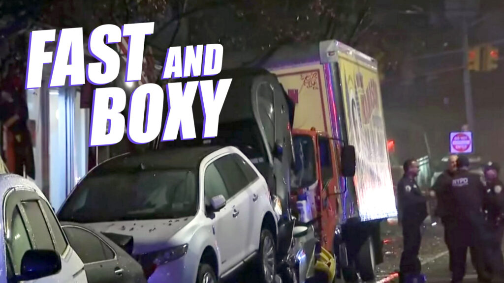  Box Truck Goes On NY Rampage, Slams Into 25 Cars And 7 Police Cruisers